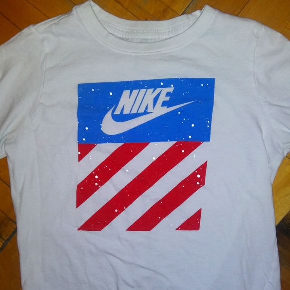 nike shirts red white and blue